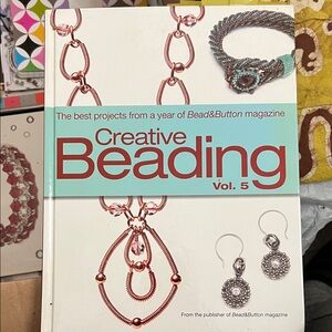 Creative Beading Vol. 5 Book - White & Teal Cover